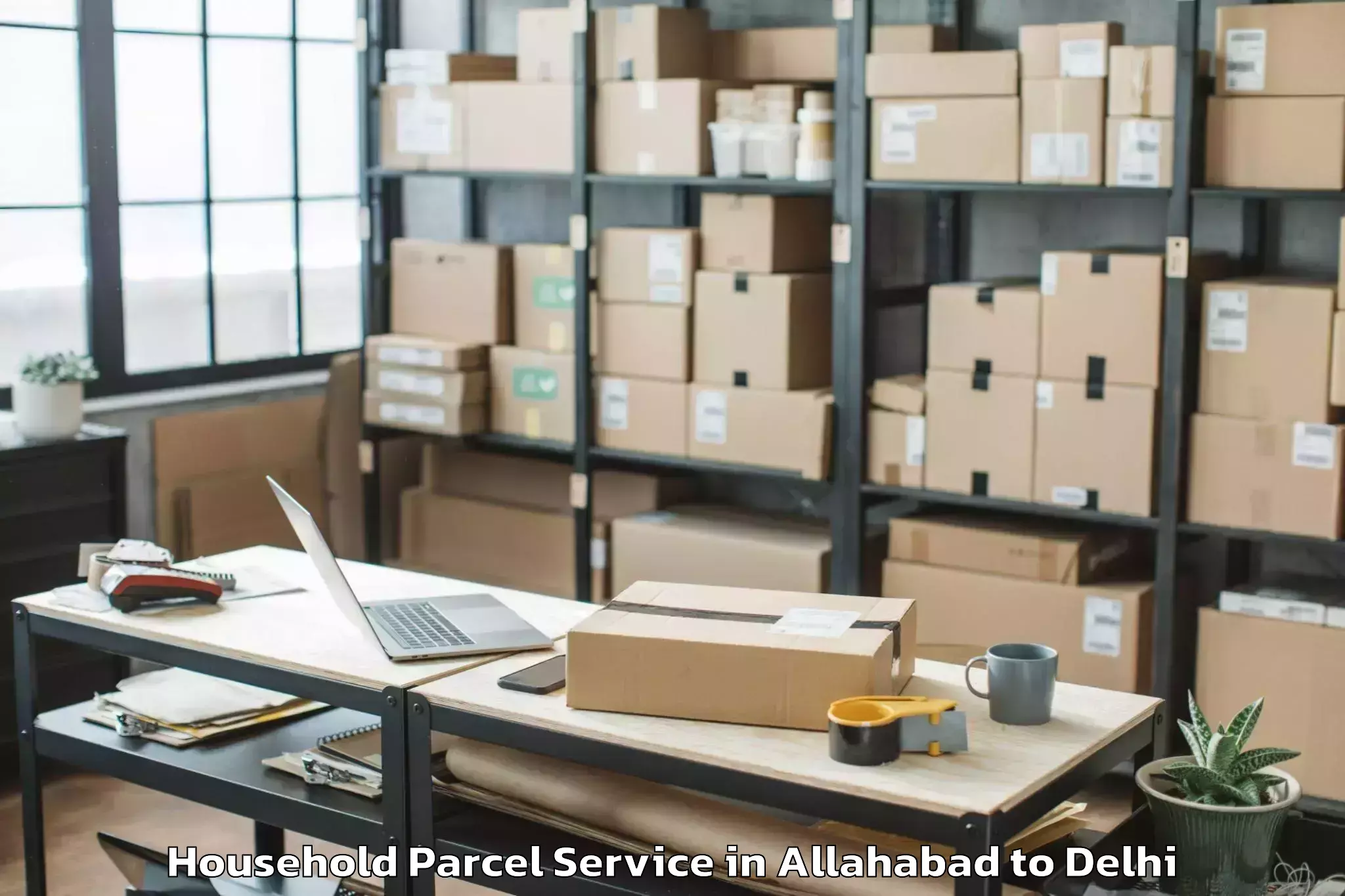 Allahabad to Indraprastha Institute Of Info Household Parcel Booking